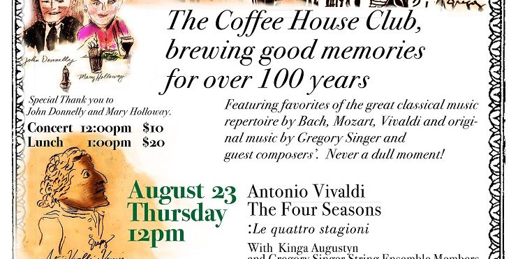 AUGUST THURSDAY MUSIC LUNCH_aug16 at Coffee House